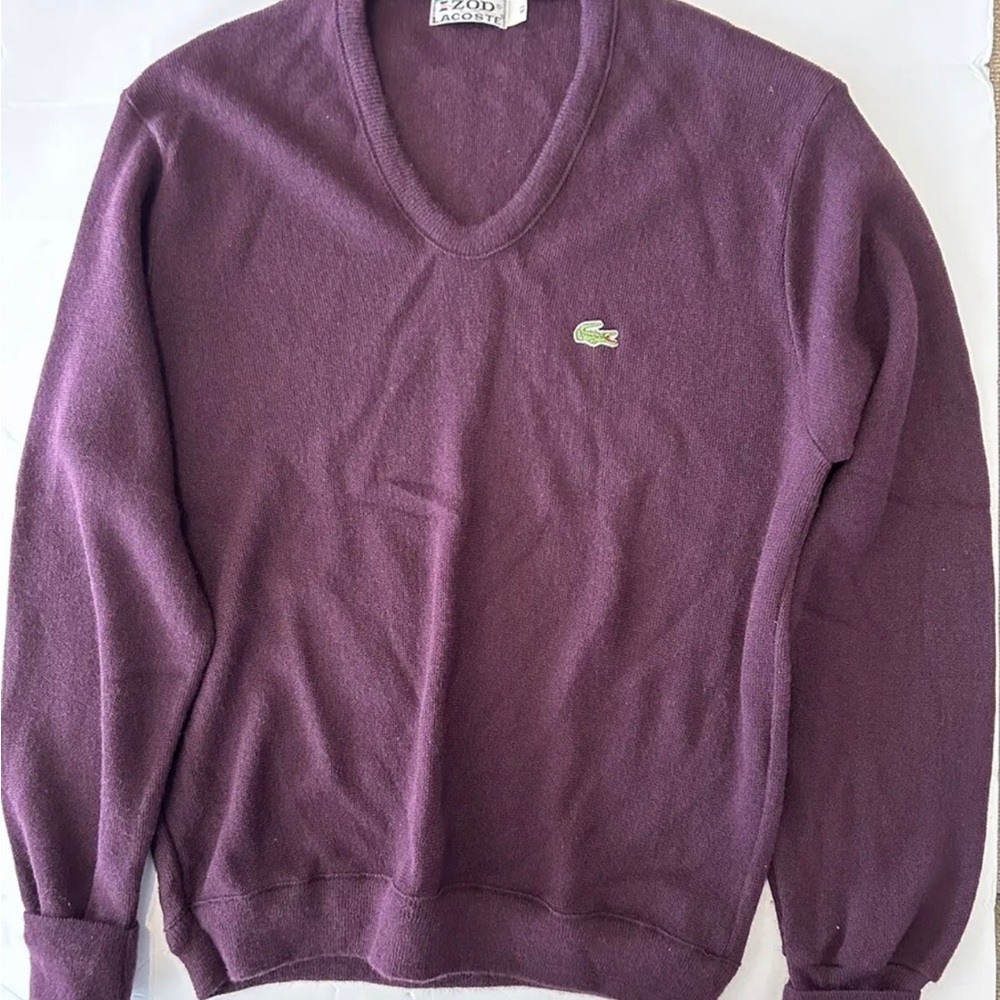 Vintage Izod Lacoste Sweater Purple XL